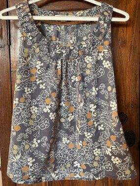 Boden sleeveless cotton top US size 4